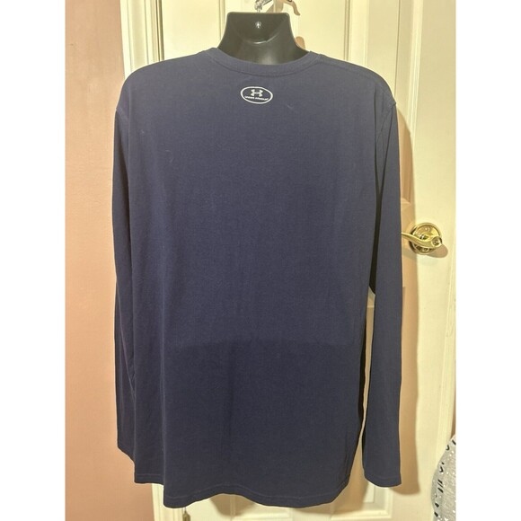 Under Armour Dallas Mavericks Logo T Shirt Mens 3XL Official NBA Basketball Navy - Picture 5 of 9